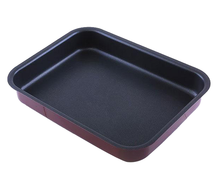 Royalford RF1148-SP37 Non Stick Square Pan - Red - Zoom Image 1