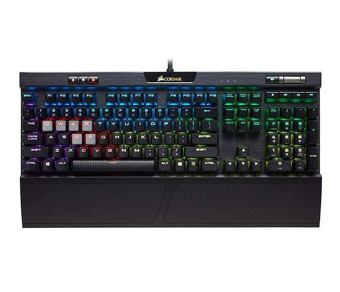 Corsair CH-9109010-NA K70 RGB MK.2 Mechanical Gaming Keyboard - Black - Zoom Image 1