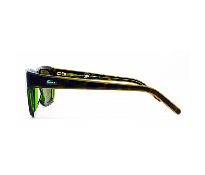 Lacoste L645S 214 Oval Havana Frame & Green Gradient Mirrored Sunglasses for Unisex - Zoom Image 1