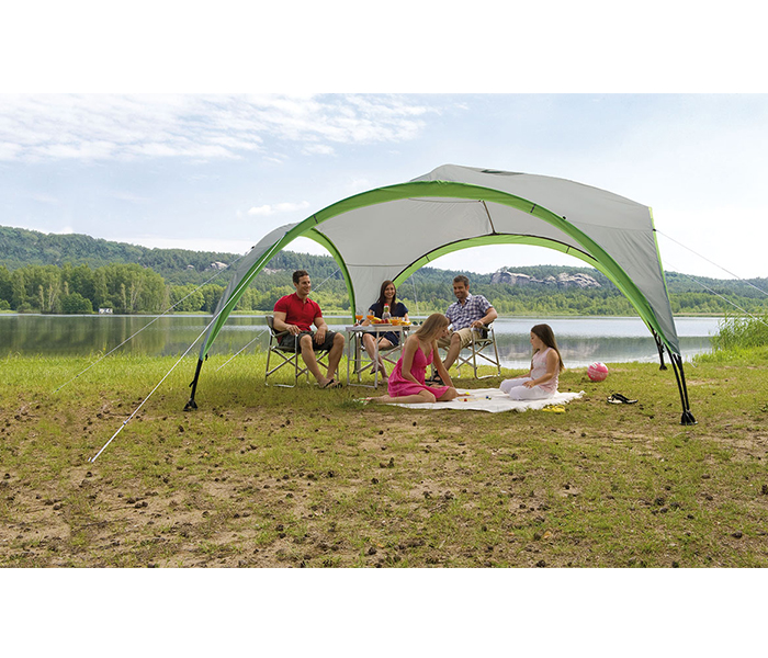 Coleman 2000016833 3.56 x 3.6 M Event Shelter - Grey & Green - Zoom Image 1