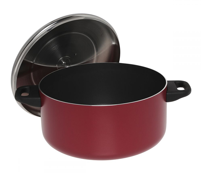 Prestige PR20965 22 Pieces Aluminum Non-Stick Cookware Set, Red - Zoom Image 3