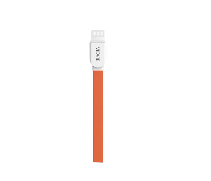 Vidvie CB-409 Data Cable for Apple iPhone - 1 Meter, Red & White - Zoom Image 2