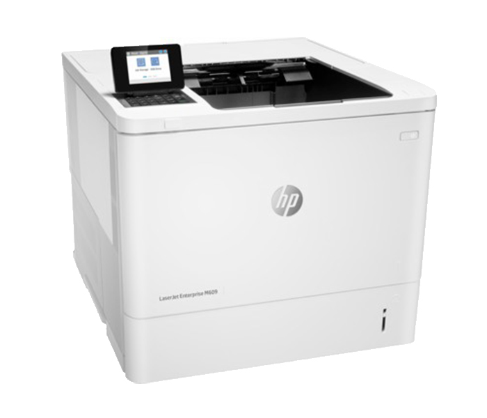 HP M609DN LaserJet Enterprise Laser Printer - White - Zoom Image 1