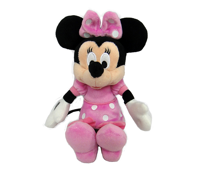 Disney Plush PDP1100448 8-inch Mickey & Friends Minnie Standard Soft Toy - Pink - Zoom Image