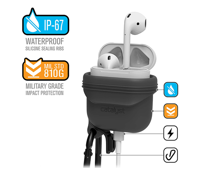 Catalyst Waterproof Case for AirPods - Black - Zoom Image 4