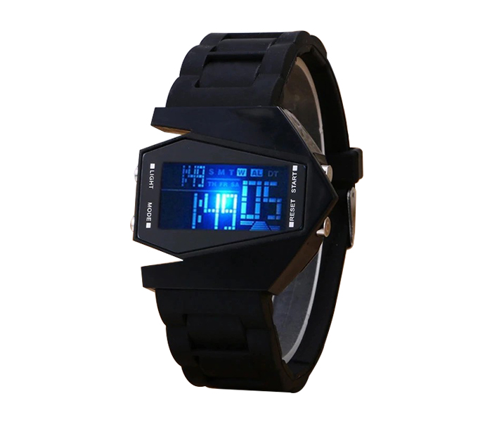 FLLi Multi-Function Aircraft LED Watch - Black - Zoom Image