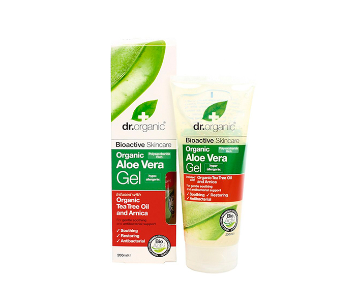 Dr.Organic N11305041A Aloe Vera Gel with Tea Tree Oil & Arnica - 200ML - Zoom Image