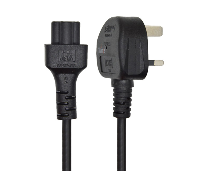 Trands TR-CA861 Laptop Power Cable for Laptop Charger - Black, 3 Meter - Zoom Image 5