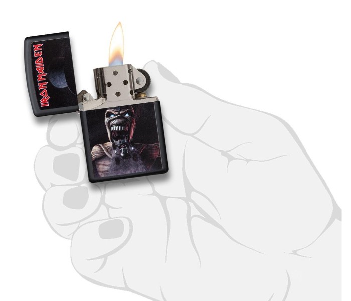 Zippo 29576 Iron Maiden Lighter Black and Grey - Zoom Image 3