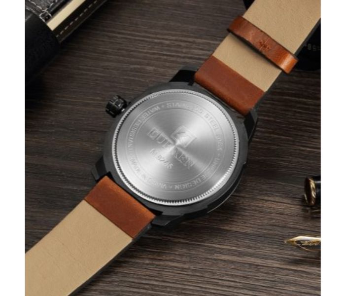 Curren 8245 Casual Quartz Watch For Men Brown and Black - Zoom Image 3