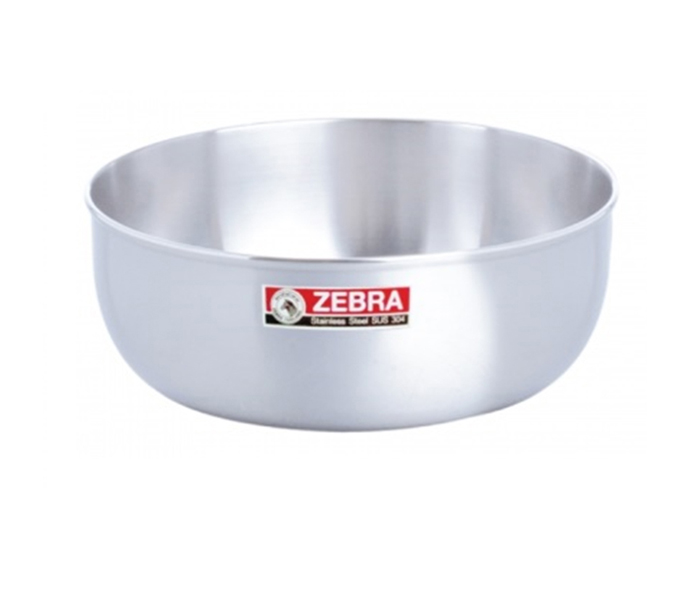 Zebra ZE-111014 Stainless Steel 14 cm Water Bowl Silver - Zoom Image