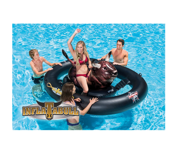 Intex ZX-56280 Inflatable Swimming Pool Bull Ride Tube - Zoom Image 1