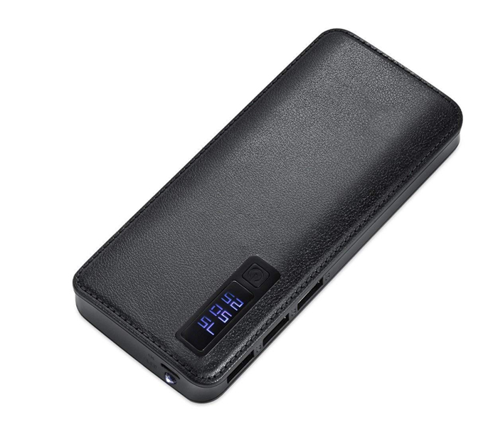 MKZ 10000 mAh power bank with LED light and Lightining Cable - Black - Zoom Image 2