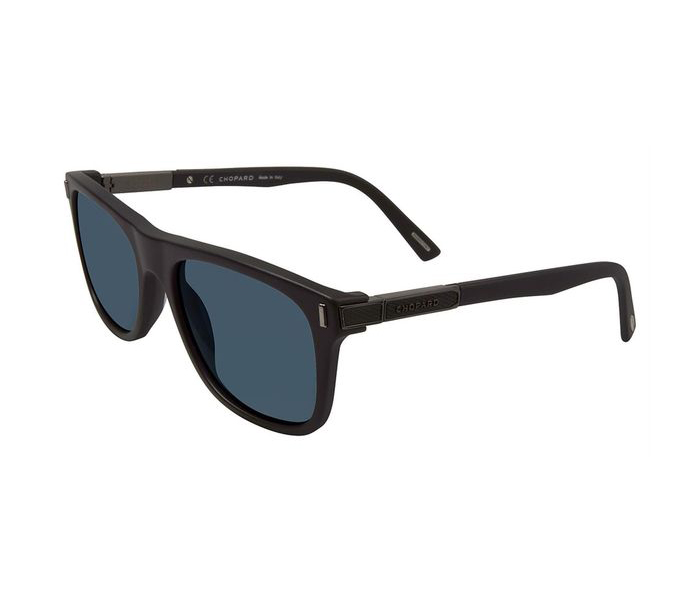 Chopard Polarized SCH219 703P Wayfarer Black Frame & Blue Gradient Mirrored Sunglasses for Women - Zoom Image