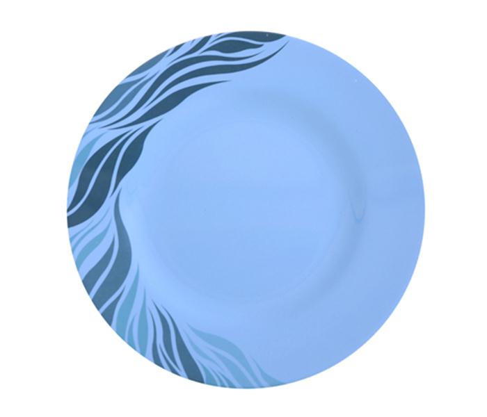 Royalford RF8138 10-inch Melamine Dinner Plate - Blue - Zoom Image