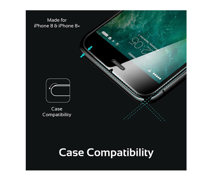 Promate Primeshield-i8 Ultra-Slim Clear HD Tempered Glass Screen Protector - Zoom Image 5