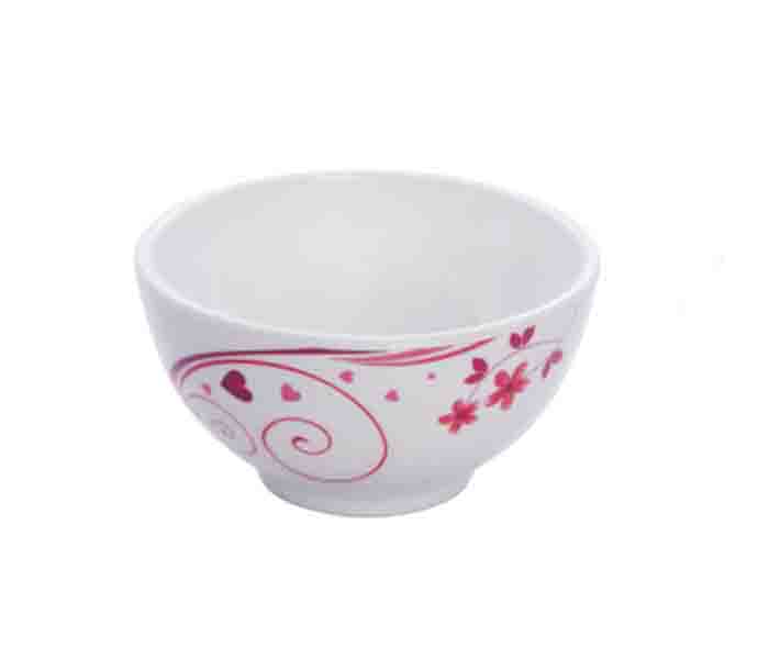 Flamingo FL9103CMW 4.5-inch Melamine Ware Rice Bowl - 6 Pieces Combo - Zoom Image 1