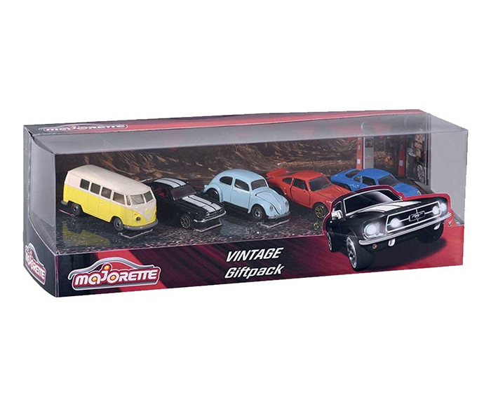 Majorette 212052013 5 Pieces Vintage Toy Cars Giftpack - Zoom Image 2