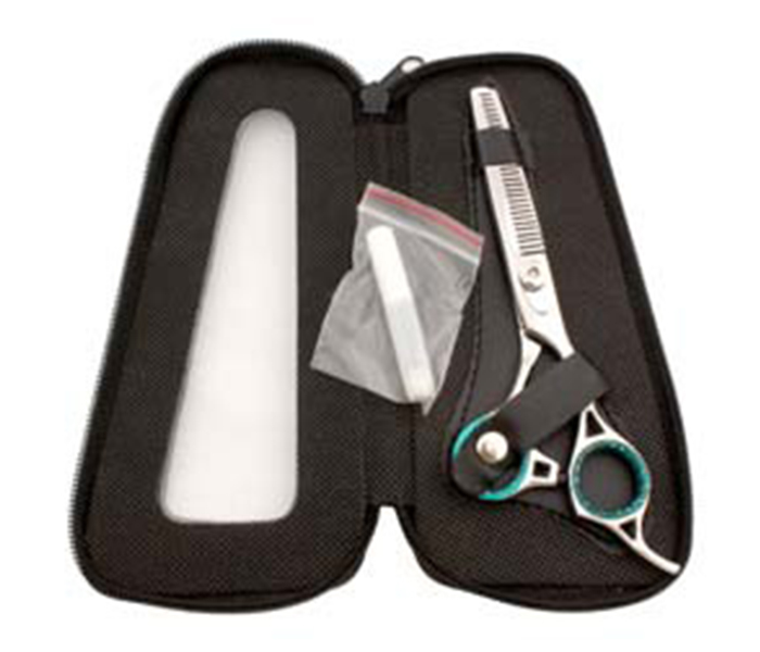 Tips & Toes TT-625 Stainless Steel Professional Thinning Shears - Polish Finish - Zoom Image 2