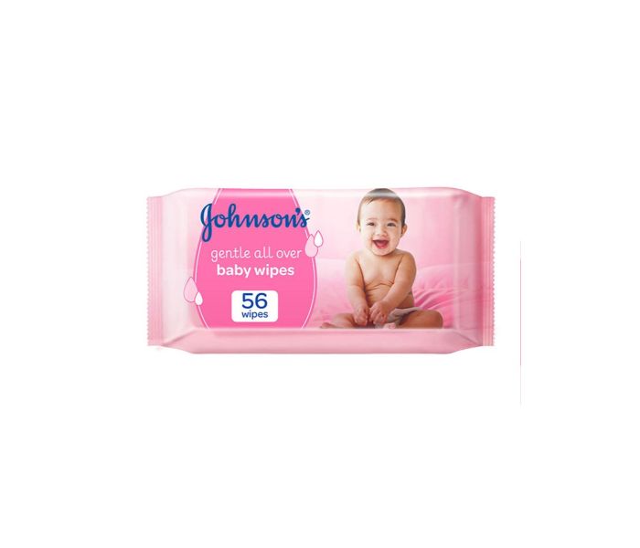 JOHNSON'S BABY N11584300A Gentle All Over Cleansing Wipes 56 Count - Zoom Image