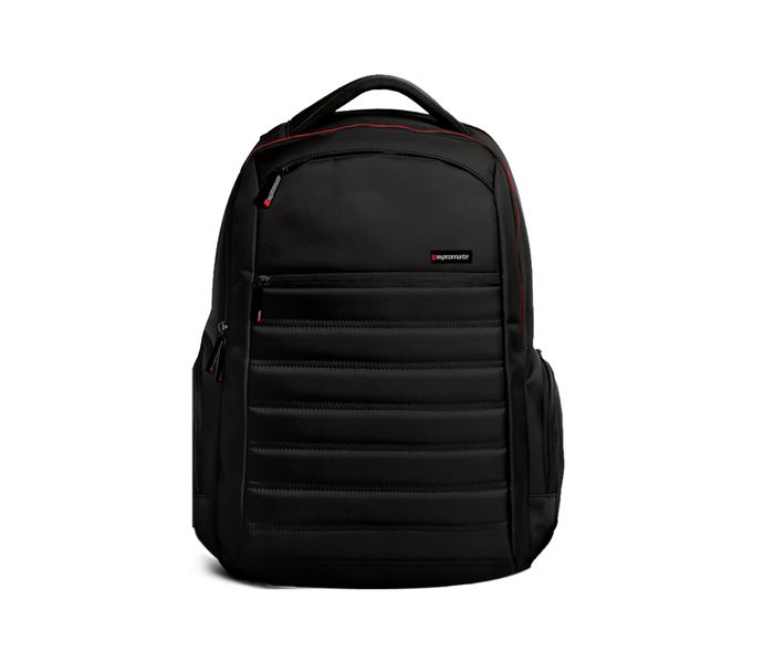 Promate Rebel-BP 15.6-inch Spacious Design Laptop Backpack, Black - Zoom Image 6