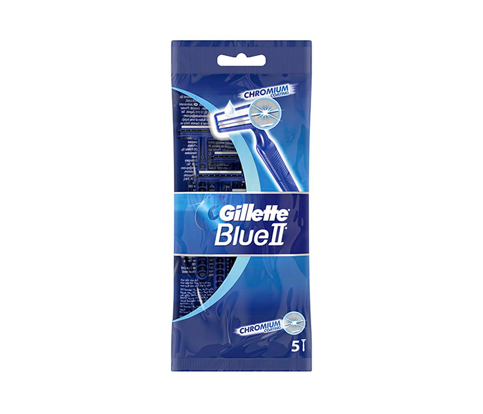 Gillette N12276919A5 Pieces Blue 2 Plus Razor - Blue, 5s - Zoom Image 1