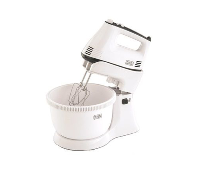 Black and Decker M700-B5 300W Stand Mixer with Bowl - White - Zoom Image 2