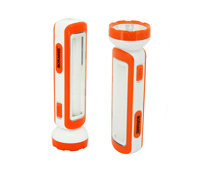 Sonashi SPLT-115 2-In-1 Rechargeable LED Torch with Lamp - Orange - Zoom Image 3