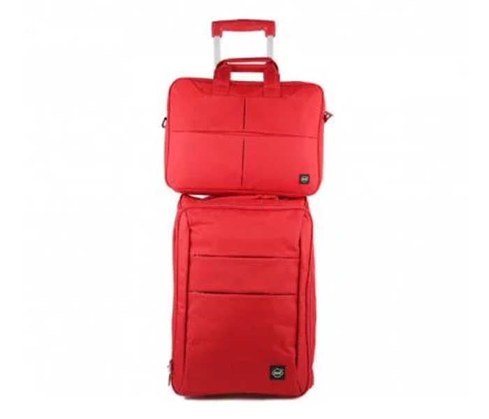 Okko 36423 2in1 Foldable trolley with laptop bag - Red - Zoom Image 1