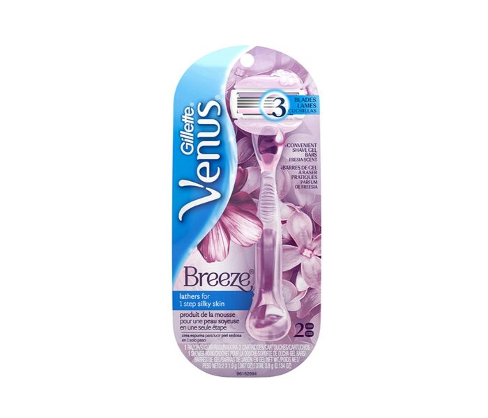 Gillette N11293633A Venus Breeze Razor One Size Purple - Zoom Image