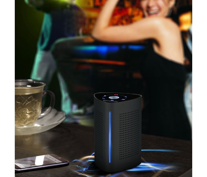 Promate Cyclone Portable Bluetooth Speaker with Touch Control System - Black - Zoom Image 7