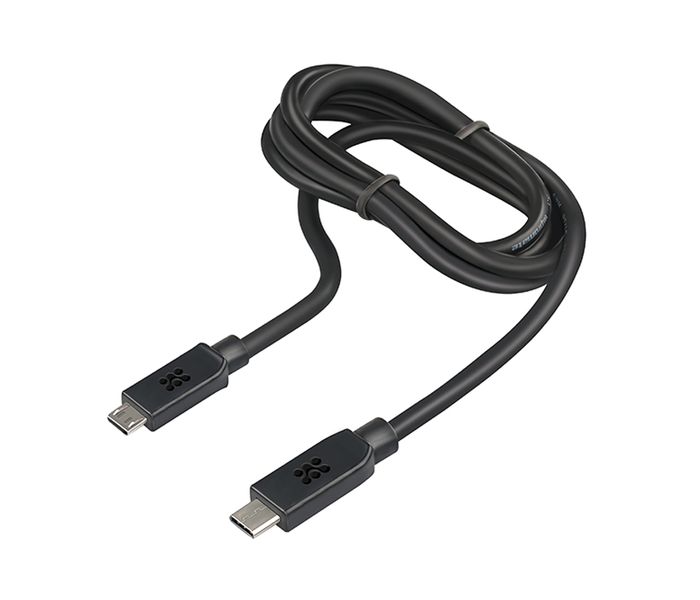 Promate UniLink-CMU Type C to Micro USB Sync and Charging Cable for Type-C Devices - Black - Zoom Image 4