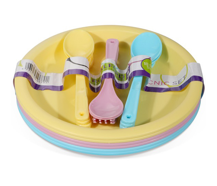 RoyalFord RF9383 Picnic Dinner Set - 18 Pieces - Zoom Image