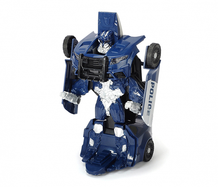 Dickie 203113017 24 Cm Movie 5 Transformers Giant Robot Fighter Barricade - Blue - Zoom Image 3