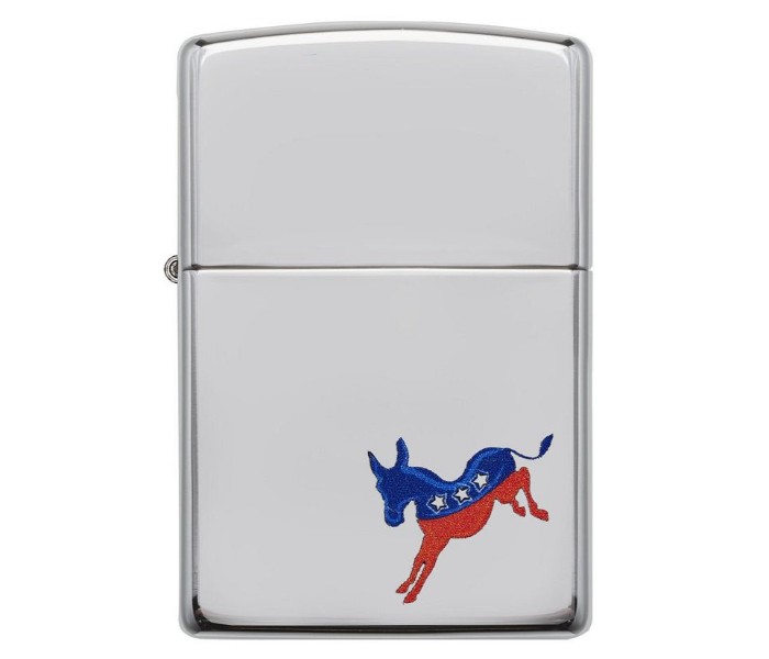 Zippo 29073 Democrat Lighter Silver - Zoom Image 4