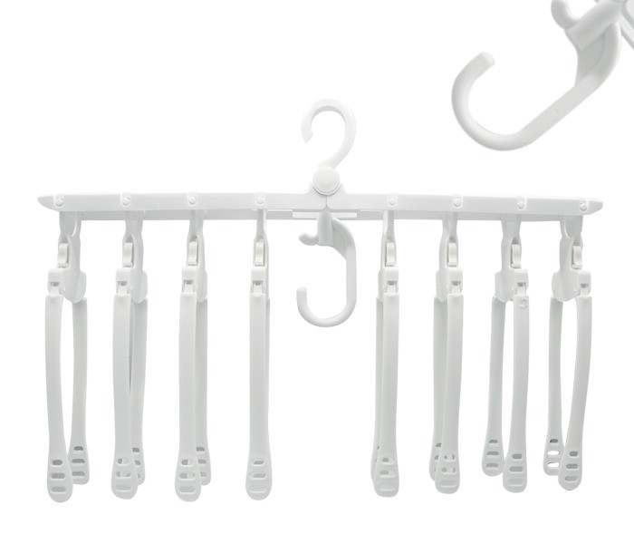 MFH-123 Multi Functional Cloths Magic Coat Hanger White - Zoom Image 2