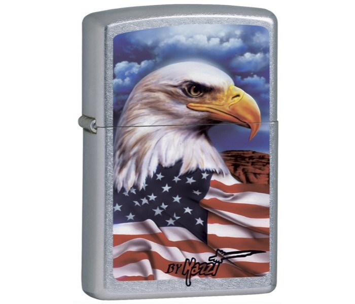 Zippo 24764 Mazzi Freedom Watch Lighter Multicolor - Zoom Image