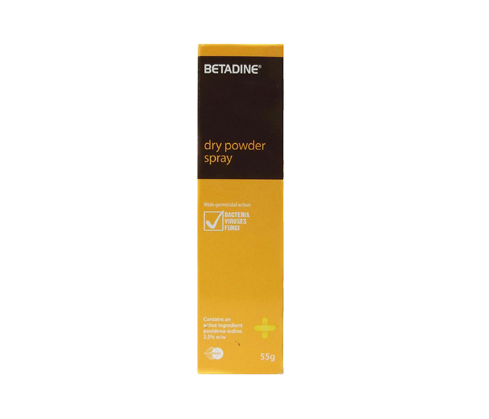 Betadine N11820742A Dry Powder Spray - 55g - Zoom Image