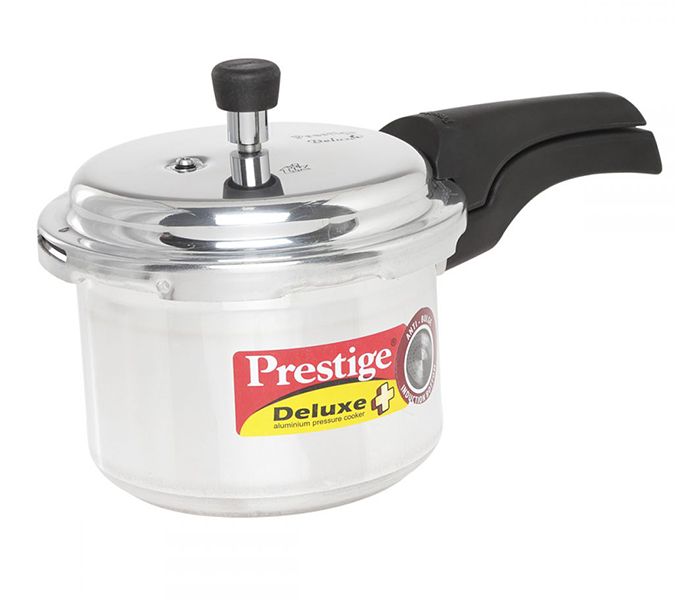 Prestige MPD10701 3 Litre Deluxe Plus Aluminium Pressure Cooker - Silver - Zoom Image 1