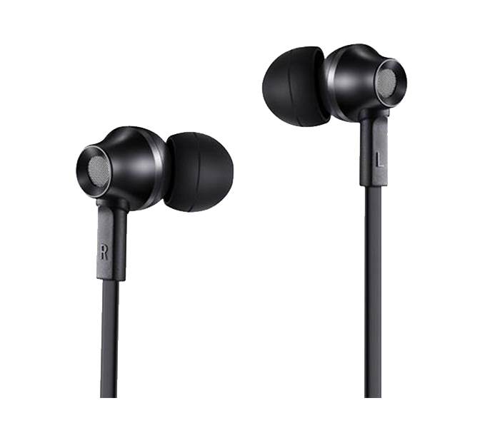 Rapoo EP30 Wired Earphone with Mic - Black - Zoom Image 1