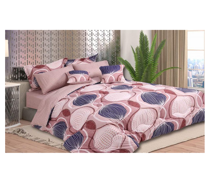 Home Concept Ar-038 Bed Printed Comforter Set - 8 Pcs - Zoom Image