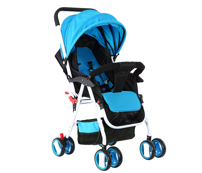 Baby Plus BP7737 Baby Stroller - Blue - Zoom Image 2