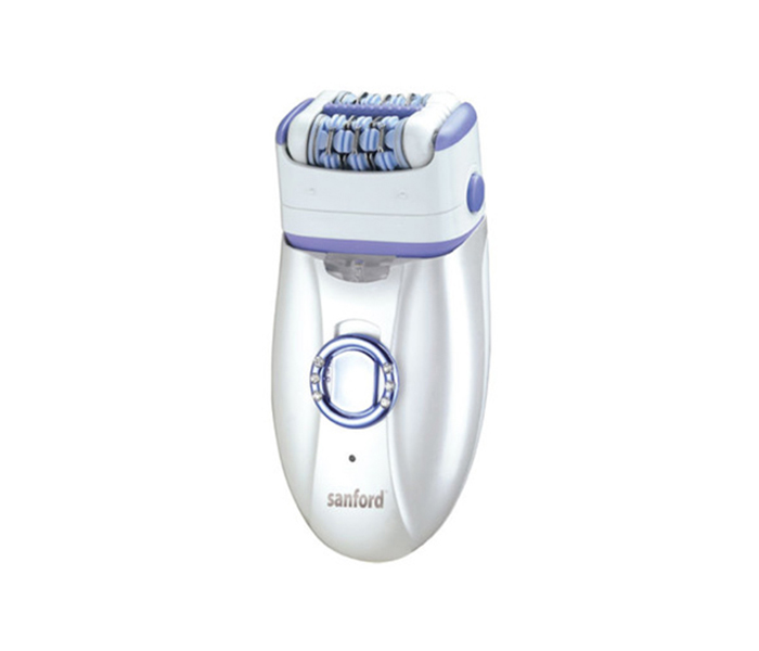 Sanford SF1919LE BS Rechargeable Lady Epilator, White & Blue - Zoom Image