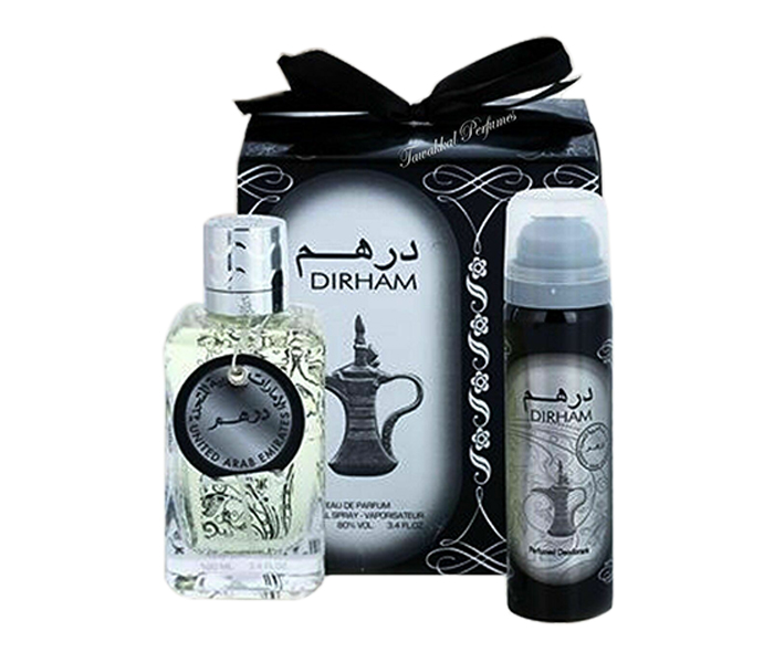 Ard Al Zaafaran 100ml Dirham Eau De Parfum Spray and 50ml Deodorant for Unisex - Zoom Image 3