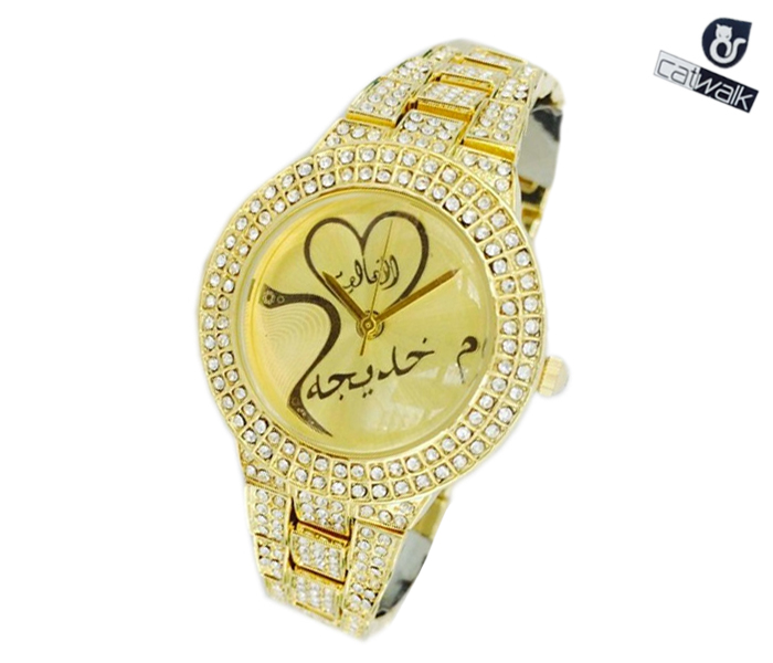 Catwalk CW-189 Genuine quality Fashionable Cz Watch For Women Gold - Zoom Image