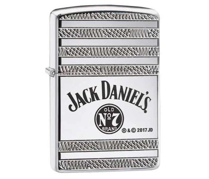 Zippo 167 29526 Jack Daniels Lighter Silver - Zoom Image