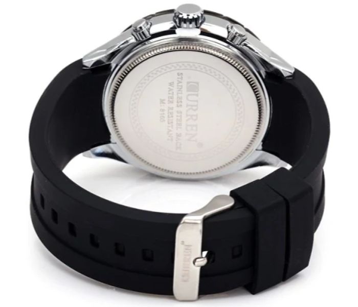 Curren 8165 Analog Quartz Watch For Men Black - Zoom Image 3