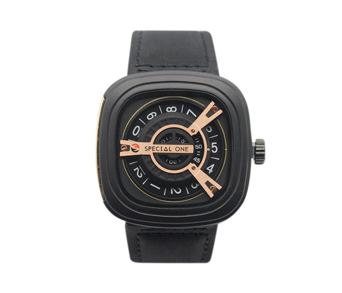 Special One SPO-17 High Quality Analog Wrist Watch for Men - Black - Zoom Image 2