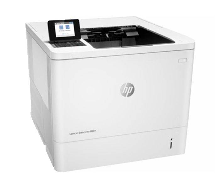 HP M607DN LaserJet Enterprise Laser Printer - White - Zoom Image 1