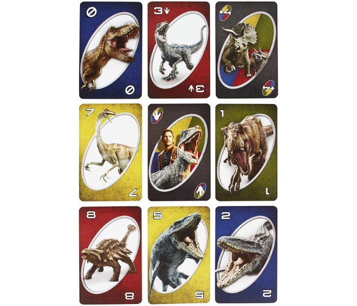 Games FLK66 UNO Jurassic World Assorted - Zoom Image 3